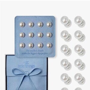 Wedding Double-Sided Bridal Pearl Veil Weights, Set of 12